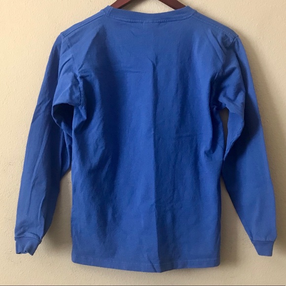 DC SHOE CO USA Boys Blue Long Sleeve Logo Shirt - Picture 4 of 7